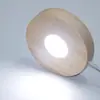 Nueva Base Luminosa Redonda de Madera Maciza, Base Luminosa LED de Cristal Bloqueadora de Luz y Antirreflejos, Base de Copa de Vidrio para Aromaterapia