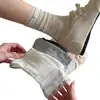 2026 Meias Empilhadas Sem Costura de Algodão Puro Primavera/Verão Estilo Japonês Malha Respirável Botão de Renda Meia de Cano Médio Feminina