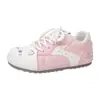 Zapatos de Entrenamiento Coreanos de Nuevo Estilo con Bloques de Color Versátiles, Energéticos y Lindos, Zapatos de Mujer Cómodos de un Solo Color, Zapatos Casuales Retro de Alta Apariencia