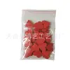 20mm grande rojo sin agujero amor hecho a mano viruta de madera material de decoración de boda 50 piezas/bolsa