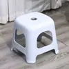 Taburete Pequeño de Plástico para Uso Doméstico, Taburete Bajo Engrosado para Adultos, Taburete Antideslizante para Baño, Taburete de Almacenamiento para Mesa de Café en Sala de Estar, Taburete para Cambiar Zapatos