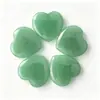 Piedra Bruta de Cristal Natural Corazón 25*6mm Forma de Corazón de Amatista Piedra Suelta Adorno Gema Accesorios para Joyería DIY