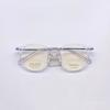 9012 Gafas Nuevas Estilo Coreano Marrón Frío para Hombres y Mujeres con Montura Grande Sin Maquillaje, Rostro Pequeño, Se Pueden Equiparar con Gafas Anti-Luz Azul
