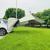 Tenda de extensão traseira para carro SUV ao ar livre, autônoma, para viagens, churrasco, camping, toldo, à prova de chuva, tenda de porta-malas para viagens de carro