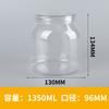 Pote de Plástico Transparente Pet Pote Selado Garrafa Redonda de Boca Larga 920g Pote para Chá de Flores Frutas Secas Nozes Garrafa de Embalagem Transparente