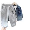 Calças para Meninos 2024 Nova Primavera e Outono Roupa Infantil Calças de Outono para Meninos Grandes Calças de Moletom Calças Esportivas Infantis Roupa de Outono