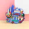 Ímãs de geladeira macios de PVC personalizados para museus, atrações turísticas culturais e criativas, ímãs de geladeira de cidades e lembrancinhas de viagem personalizadas