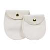 Bolsa de Broche Ovalada de Tela de Terciopelo para Almacenamiento de Joyería Bolsas de Embalaje para Anillos, Pendientes, Collares Hebilla Dorada Bolsa de Almacenamiento de Joyería Venta al por Mayor