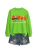 El otoño es mi color favorito sudadera versátil holgada para mujer comercio exterior transfronterizo Amazon al por mayor