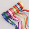 Cinta de Satín de 1 cm de Ancho 10 Colores Cinta para Regalo Cinta para Pastelería Caja de Regalo Cinta Decoración de Bodas Cinta Transfronteriza 5 Yardas/Rollo