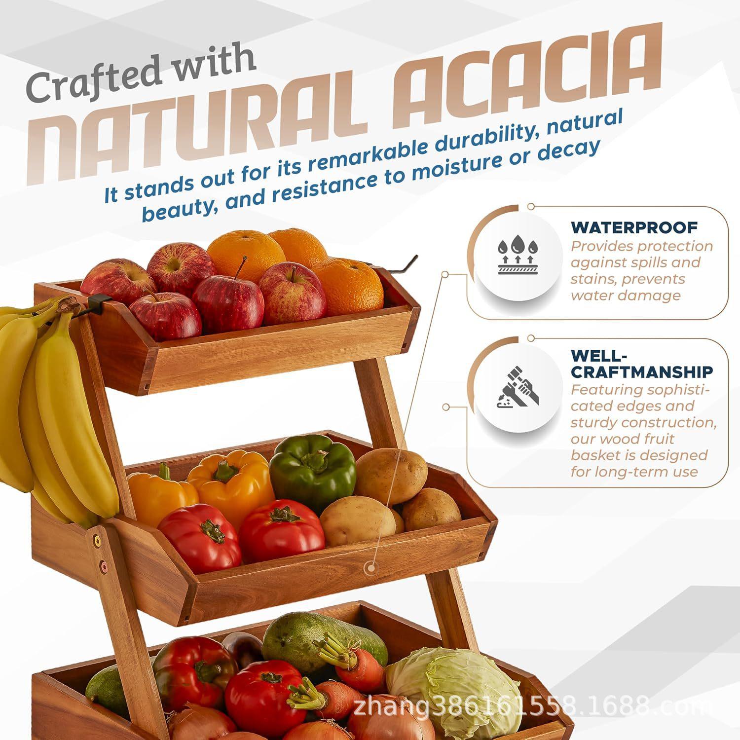 竹制多层收纳筐