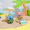 Llavero Colgante de Dibujos Animados Hula de Playa de Verano Jinnew & Stitch Muñeca Periférica Divertida de Película