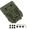 Placa de conexão do adaptador de fivela de liberação rápida Amazon transfronteiriça, acessórios de montagem, base de transferência de coldre tático de puxada rápida