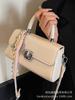 Bolso de Mujer de Estilo Occidental de Alta Gama 2025 Nueva Moda Pequeño Primavera y Verano Bandolera de Hombro Bolso Cuadrado Pequeño Portátil