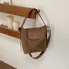 Nuevos Dijes para Bolsos Mini Simples Sensación de Alta Gama Bolsos de Tote Perezosos para Vacaciones para Mujeres Otoño Invierno Bolsos de Mano Retro