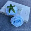 Cabeza de flor de rosa grande de París, flores artificiales, decoraciones para coche de boda, pared floral de boda, flores artificiales de tela de seda, diseño floral, venta al por mayor de un fabricante de arte floral