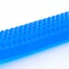 Juguete para mascotas directo de fábrica PVC hueso plano transparente 15cm resistente a la mordida molar juguete para perro cabeza de hueso para limpieza de dientes