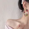 Pendientes de Aro Coloridos Dopamina 2025 Pendientes de Estilo Nuevo para Mujer con Diseño Único
