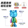 Galvanoplastia de Resina Muñeca Personalizada Mascota IP Adornos Personalizados de Moda Caja Misteriosa Artesanías Hechas a Mano Modelo Personalización