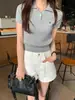 Shorts de Mezclilla Rectos Versátiles Casuales Blancos Zeng Xiaoxian para Mujer, Nuevo Estilo de Verano Shorts Sueltos para Figuras Pequeñas