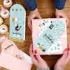 Set de Tarjetas de Cumpleaños Plegables Estilo Ins Minimalista Transfronterizo con Sobre, Felicitaciones de Cumpleaños Escritas a Mano, Tarjeta de Regalo para Regalar