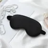 Antifaz de seda artificial de doble cara transfronterizo para dormir, bloqueador de luz, transpirable, protector de ojos para viaje, antifaz con logo impreso personalizado, regalo