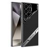 Funda para teléfono móvil Samsung S24 con aplicación transfronteriza Funda de cuero S24u Funda de cuero liso galvanizado S24ultra para teléfono móvil S24 +