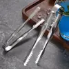Pinza para Hielo con Huella Dactilar de Acero Inoxidable Pinza Gruesa para Cápsulas de Hielo Pinza para Cubitos de Hielo Pinzas para Hielo Pinza Mini para Cubos de Azúcar Pinza para Pan Alimentos