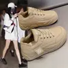Tênis Preto Chunky Dad para Mulheres 2026 Esportivo Casual Plataforma Mocassins Versátil Que Aumenta a Altura Tênis Modelo Novo de Primavera