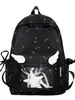 Mochila Cielo Estrellado con Purpurina Azul Hielo Estilo Universitario Coreano Bolso Escolar Soñador para Estudiantes para Clases y Viajes