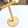 Soporte de Exhibición de Aretes de Madera de Haya Marco en Forma de T Colgador de Aretes Tienda de Adornos Exhibidor de Aretes Decoración Accesorios para Fotos