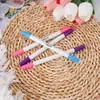 Liquidación de Plumas Automáticas de Color Fino que Desaparecen para Tela, Adecuadas para Fábricas de Ropa, Plumas de Dibujo de Doble Punta que se Desvanecen