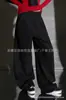 Pantalones Casuales Negros Versátiles de Pierna Recta Adelgazantes Estilo High Street Americano para Mujer, Pantalones Holgados de Pierna Ancha, Pantalones de Chándal Multicolores Otoño e Invierno, Pantalones Largos Nuevos