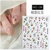 Adesivo para Unhas Artísticas Red Acácia Red Bean Internet ins Guofeng Sensação Cool Retro Tinta Rosa 3D Adesivo de Unha Adesivo