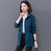Abrigos para Mujer, Cortavientos Reversibles de Primavera y Otoño, Chaquetas de Béisbol para Mujer, Chaquetas Cortas de Talla Grande para Mujer Amazon