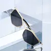 Gafas de Sol Metálicas Ojo de Gato, Gafas de Personalidad Estilo Europeo y Americano Poligonales, Gafas de Sol con Forma de Diamante Y2K Cyber Technology Runway de Amazon