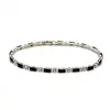 Pulsera de Tenis de Circonita Morada Simple de Lujo Europea y Americana Transfronteriza Aliexpress para Mujer, Versátil y al por Mayor del Fabricante
