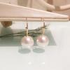 2020 celebridad de internet Nuevos elegantes aretes de perlas grandes Aretes de perlas abiertos en forma de C exagerados de moda europeos y americanos para mujeres