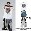 Trajes de actuación de street dance para niños, estilo hip-hop, ropa urbana de moda para niños y niñas, ropa elegante para actuaciones en el escenario