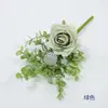 Flores de Rosa Artificiales, Ramos de Rosas, Flores Atadas a Mano para Decoración de Sala de Estar, Ramos de Novia, Decoraciones de Centros Comerciales, Arreglos de Escena
