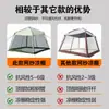 Tienda de campaña para exteriores, toldo de malla para acampar, tienda parasol, tienda para parque, picnic, barbacoa, a prueba de lluvia, a prueba de sol, a prueba de viento, a prueba de mosquitos