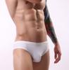 Cueca masculina cueca de seda de gelo U design de filme convexo Roupa interior de comércio exterior ultra-fina roupa interior de seda de gelo