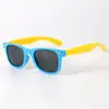 Gafas de sol personalizables para niños con combinación de colores de uñas de arroz, personalizadas, a la moda, geniales, a prueba de radiación, a prueba de viento, a prueba de arena y a prueba de rayos UV