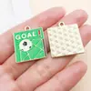 Fútbol Copa del Mundo Deporte Colgante de Aceite Goteante Accesorios de Joyería de Aleación DIY Colgante de Collar Llavero Insignia Conmemorativa