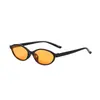 Óculos de Sol de Moda Transfronteiriça Oval Armação Pequena para Mulheres, Óculos de Sol de Personalidade Tendência, Novos Óculos de Sol Estilo de Rua Ins Europeus e Americanos