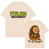 Camiseta Divertida de Tiburón Meme Tralala Tralero Cerebro Podrido Italiano