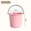 Cubo de Plástico para el Hogar con Tapa Cubo Portátil Cubo Extra Grande para la Lavandería Engrosado Cubo para Baño de Dormitorio Estudiantil Cubo de Almacenamiento de Agua
