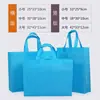 Bolsas de Tecido Não Tecido, Sacolas de Compras Lisas, Sacolas Publicitárias Tridimensionais para Empresas, Sacolas Promocionais, Podem Ser Impressas com Logos em Pequenas Quantidades a Baixos Preços