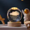 Regalo de Cumpleaños de Alta Gama Bola de Cristal Cielo Estrellado Día de San Valentín Adornos de Escritorio Luz Nocturna Decorativa Lámpara de Mesa