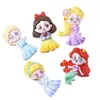Pequeños Accesorios de Resina de Blancanieves de Anime Pegamento Cremoso DIY Funda de Teléfono Pegatinas para Refrigerador Vaso de Agua Pasador Venta al por Mayor